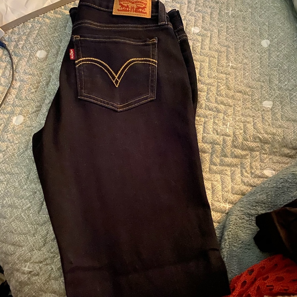 Dark blue skinny